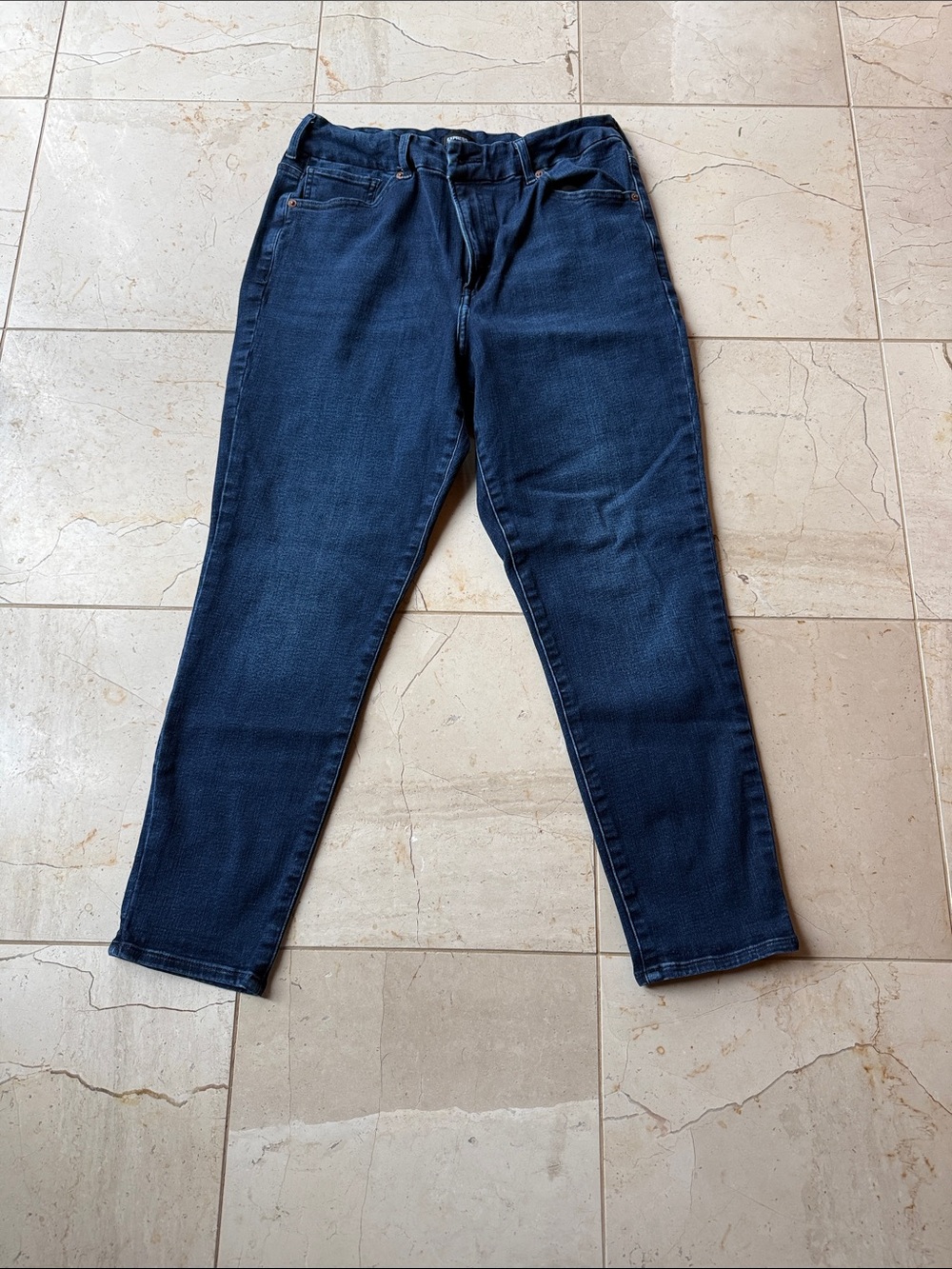 Express cropped skinny jeans